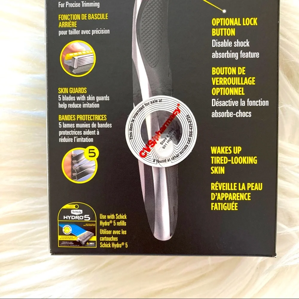 NEW Schick Hydro 5 Sense Shaving Razor